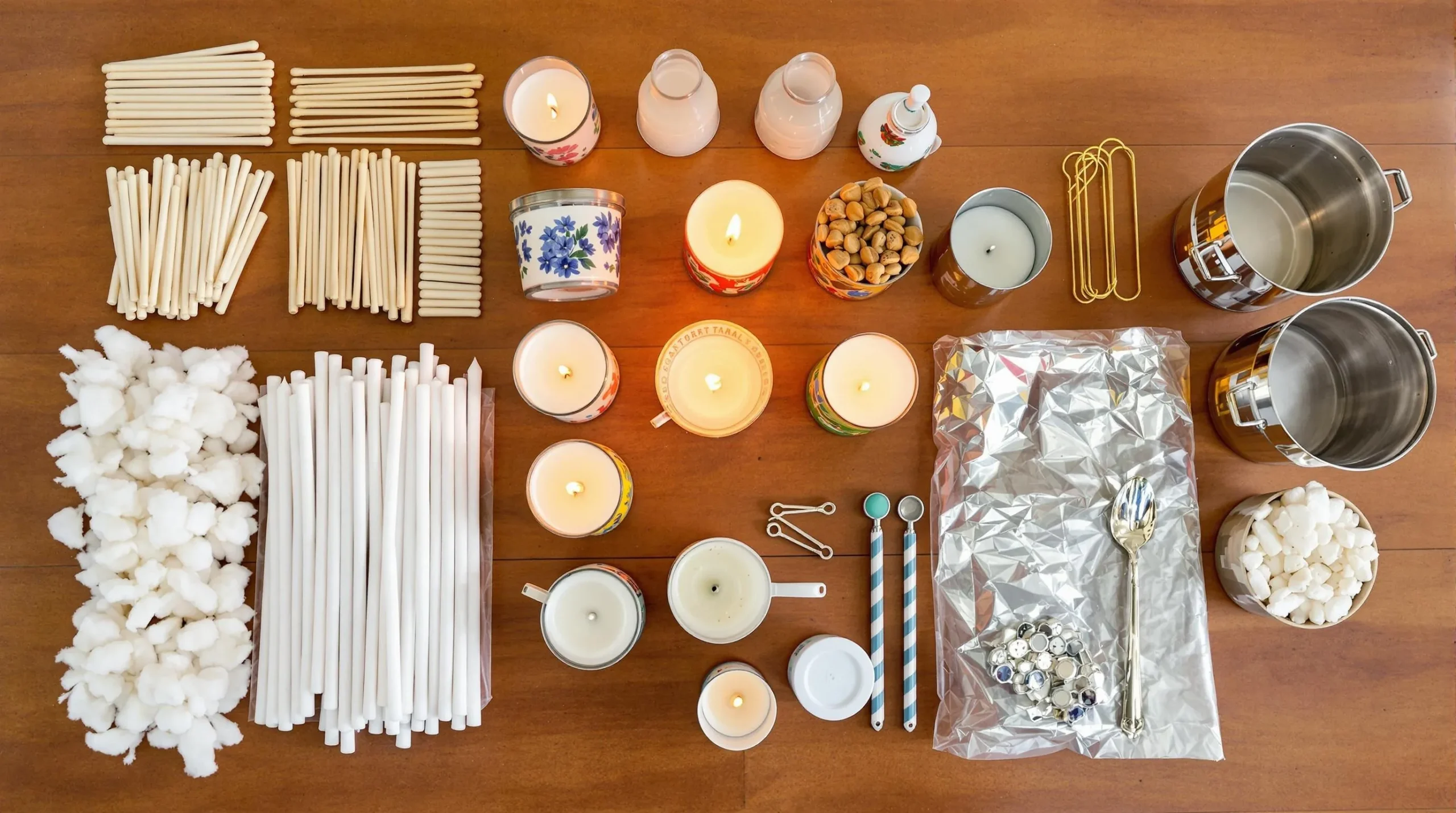 Rodzaje akcesoriów do świec