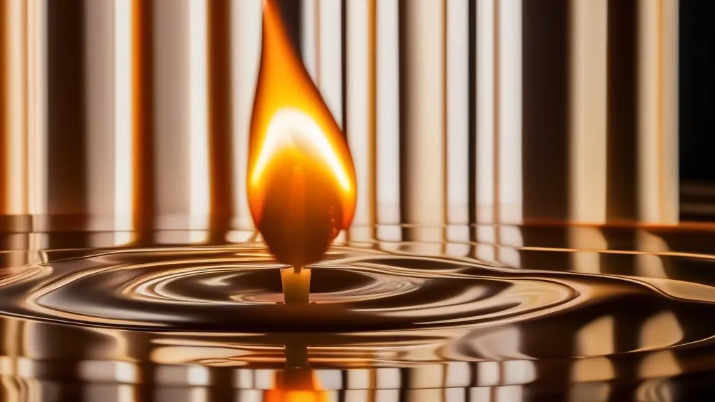 Jakie są typowe temperatury płomienia świecy?